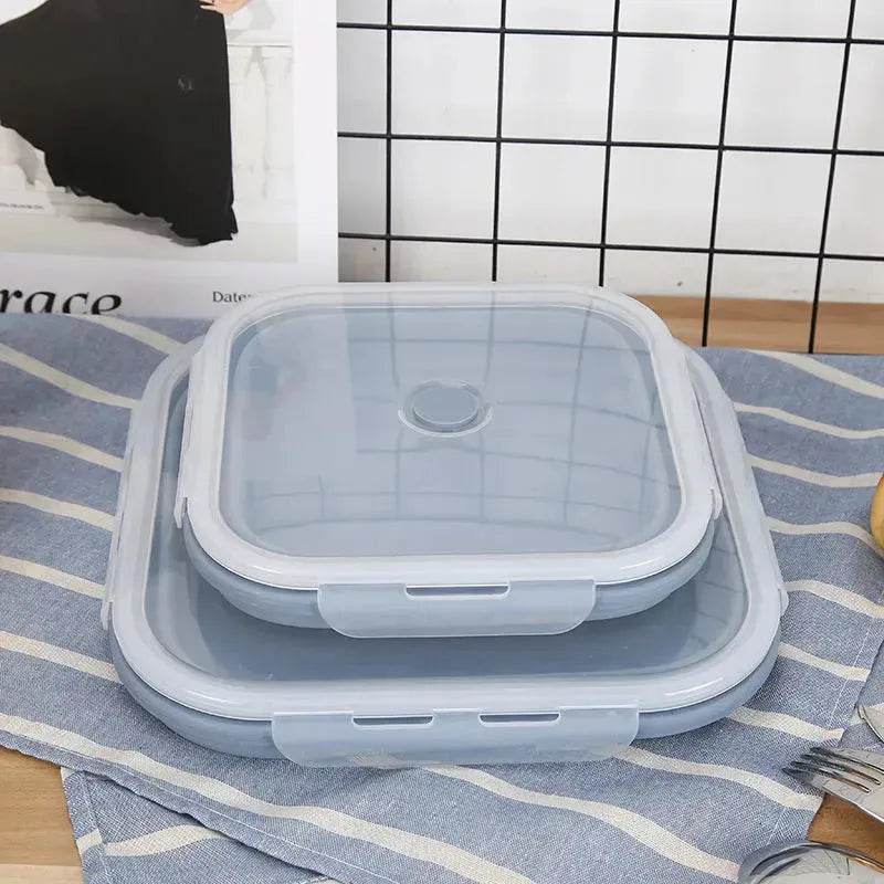 Silicone lunch containers