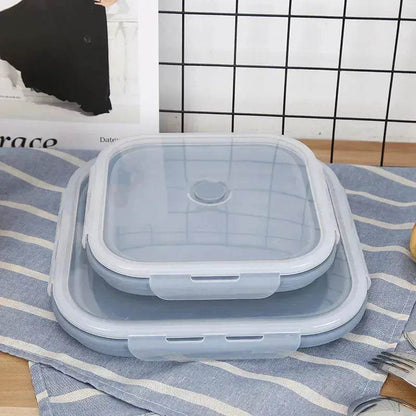 Silicone lunch containers