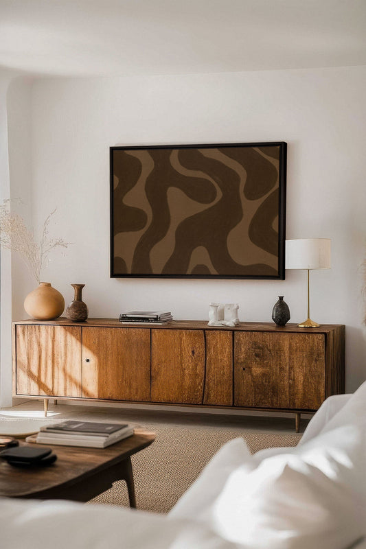 MINERAL FLOW, Œuvre sur toile tendue