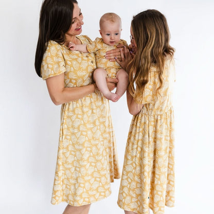 Ladies’ Bamboo Kaia Dress | Palm Fronds