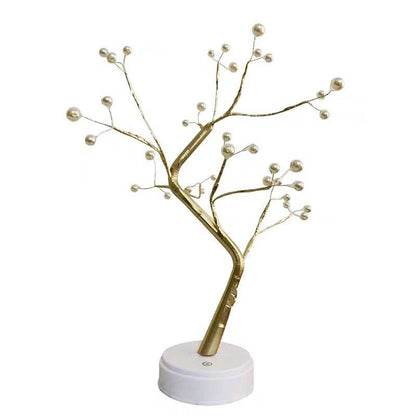 Led Copper Wire Light Bedroom Desk Table Light