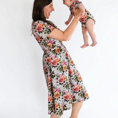 Ladies’ Bamboo Kaia Dress | Palm Fronds