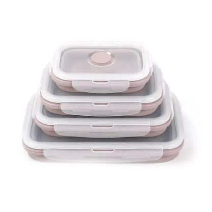 Silicone lunch containers