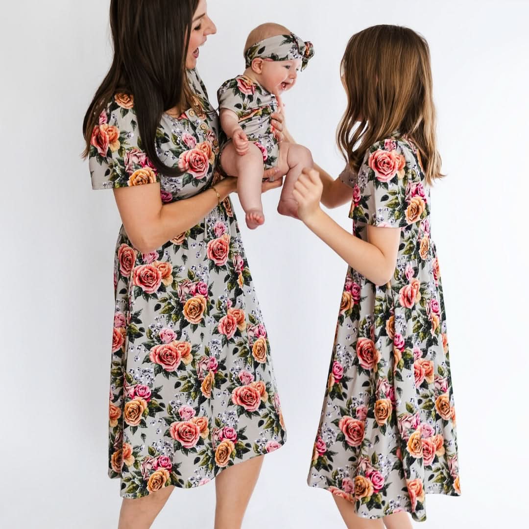 Ladies’ Bamboo Kaia Dress | Palm Fronds