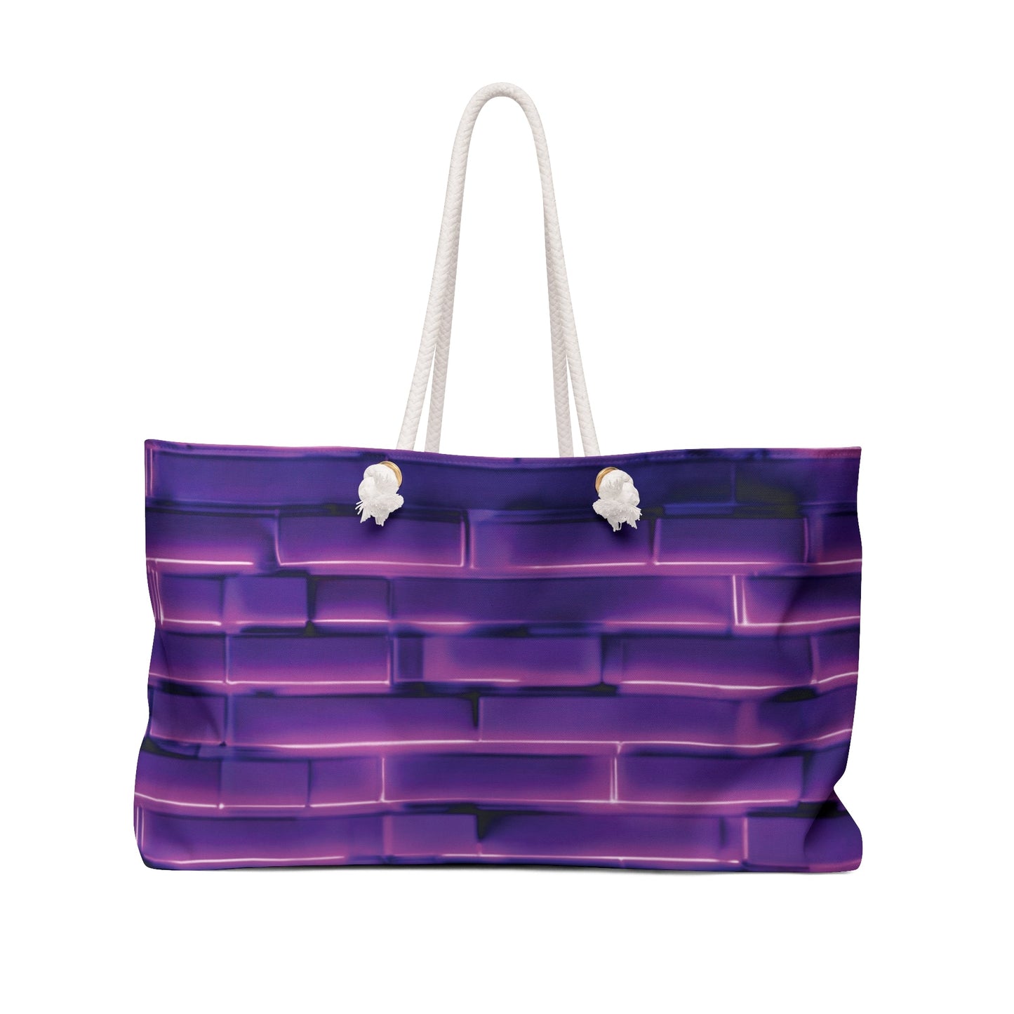 Sac de Voyage Motif Brique Violette | Brique Dégradée, Grand Cabas