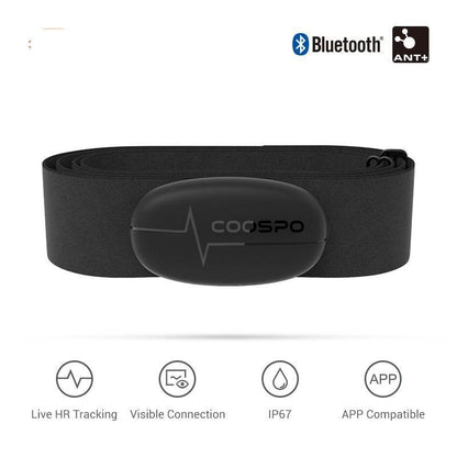 Coospo Sports Fitness Workout H9Z Moniteur de fréquence cardiaque en temps réel, ceinture pectorale, algorithme hybride capteur double avancé