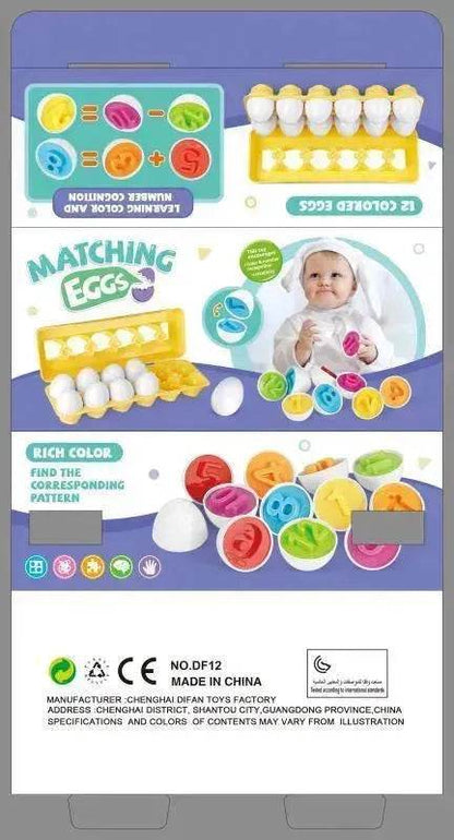 Jouet Éducatif Bébé Apprentissage Smart Egg Jeux Formes Tri Jouets Montessori pour Enfants