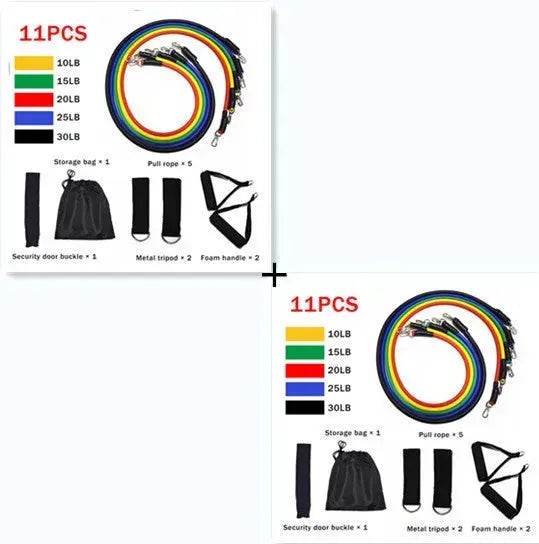 Fitness Rally Elastic Rope Resistance Band set