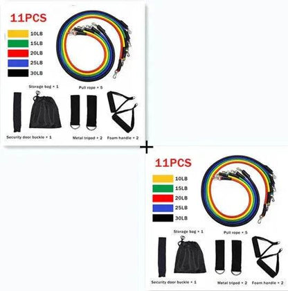Fitness Rally Elastic Rope Resistance Band set