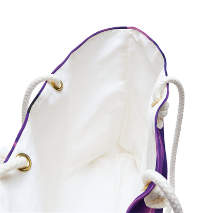 Sac de Voyage Motif Brique Violette | Brique Dégradée, Grand Cabas