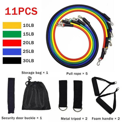 Fitness Rally Elastic Rope Resistance Band set