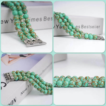 Beaded Bracelet Smart Phone Watch Strap for women