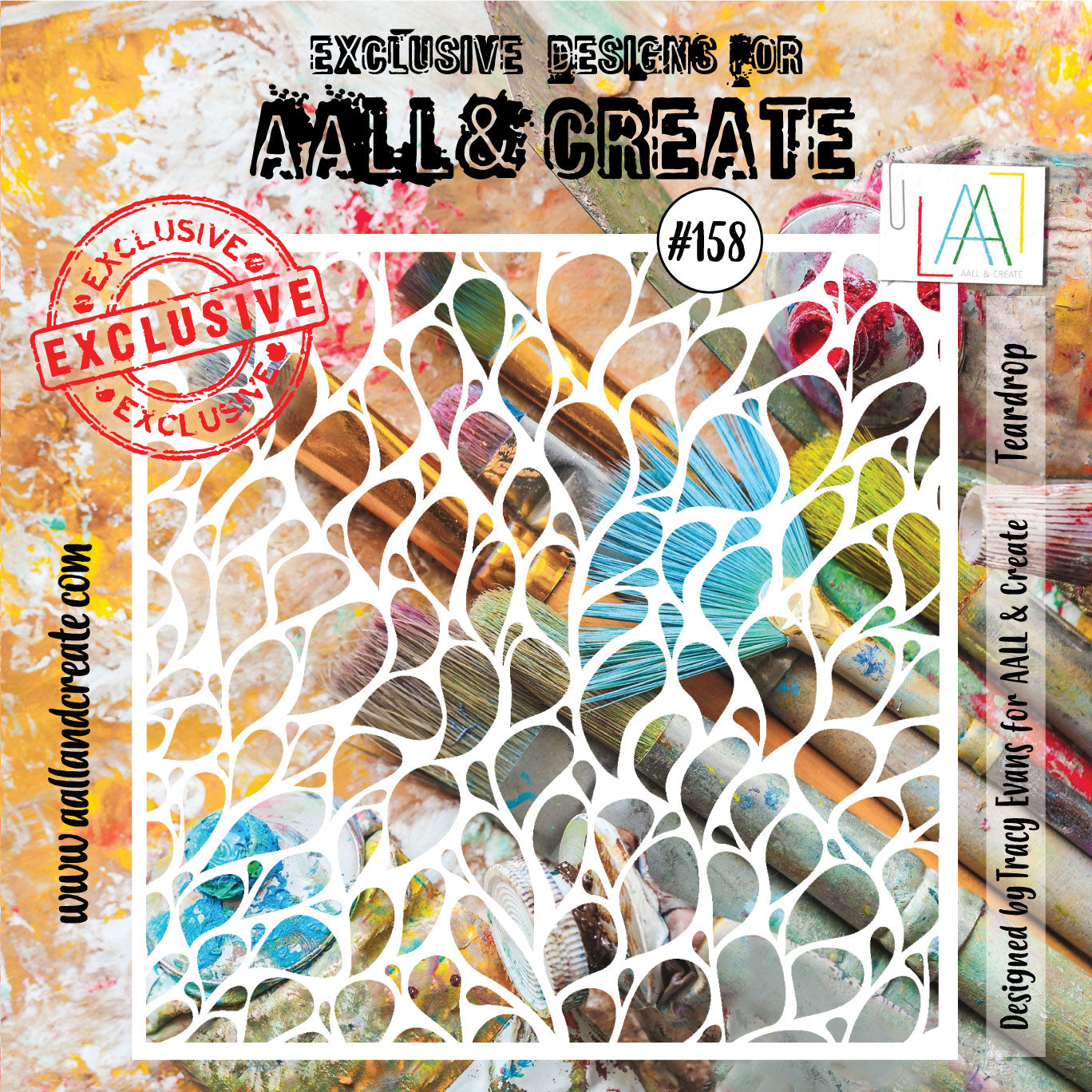 AALL et Create Stencil - 158 - Goutte
