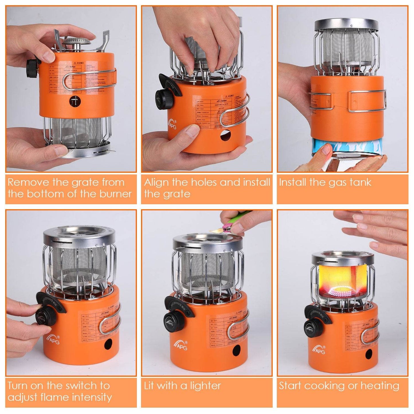 Portable Hiking Camping Outdoor Cooking Gas stove