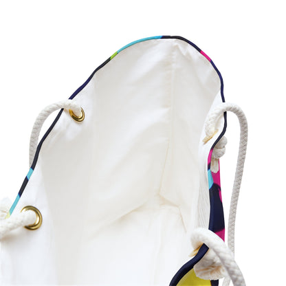 Neon Paint Splatter Weekender Bag | Colorful Travel Tote | Busy Mom Carryon