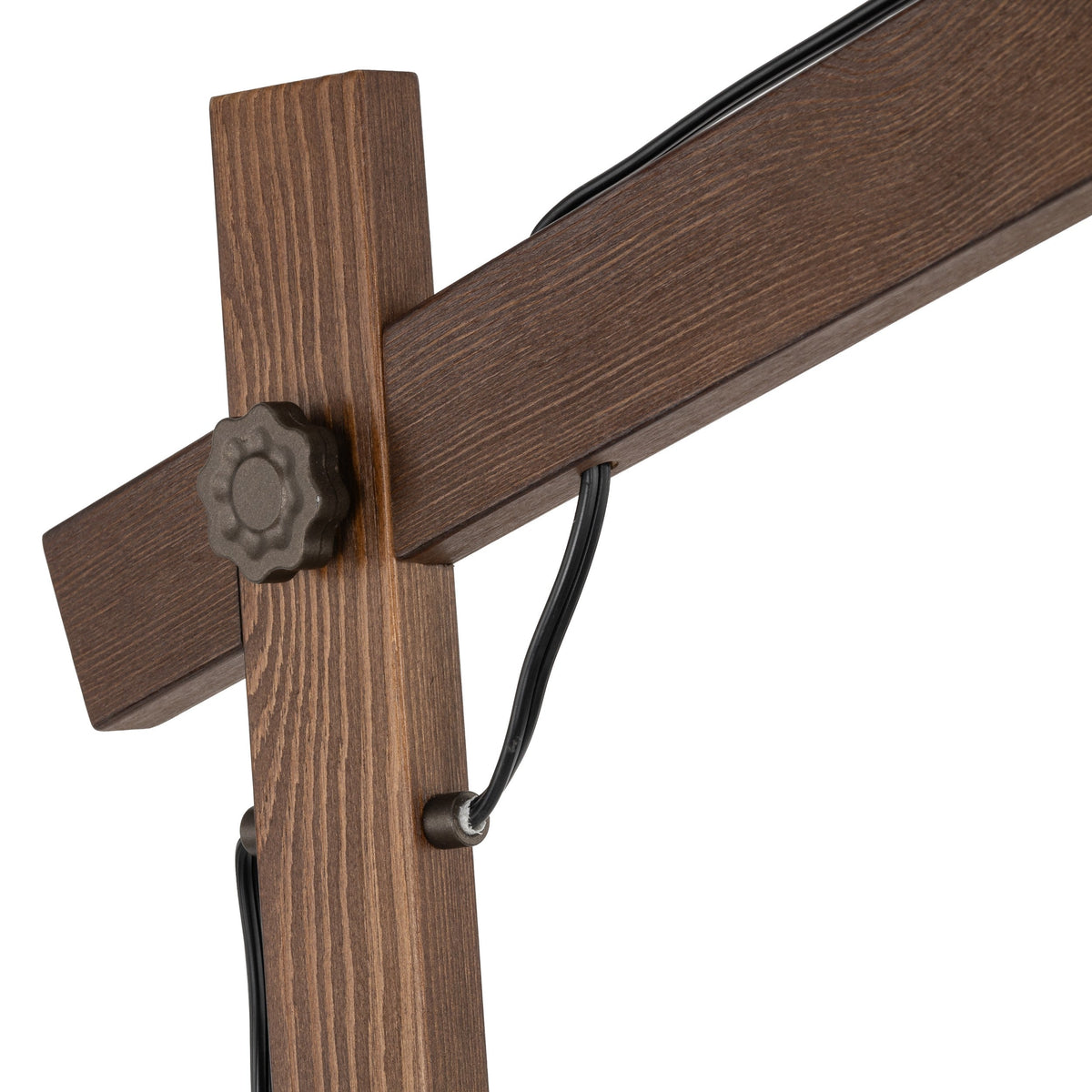 Oslo Brown Scandinavian Minimalist Floor Lamp for Living Room, Bedroom & Modern Interior Lighting