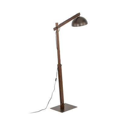Oslo Brown Scandinavian Minimalist Floor Lamp for Living Room, Bedroom & Modern Interior Lighting