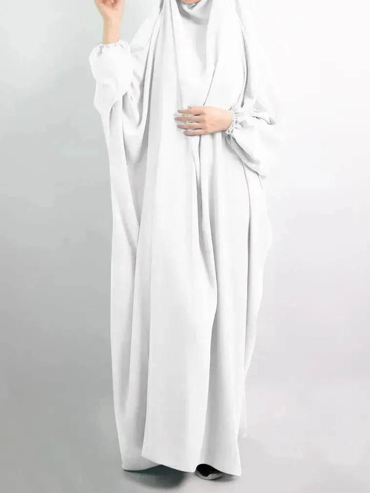 Abaya Omra Djellaba Femme Abaya Kaftan Simple Vêtements Arabes pour Femmes