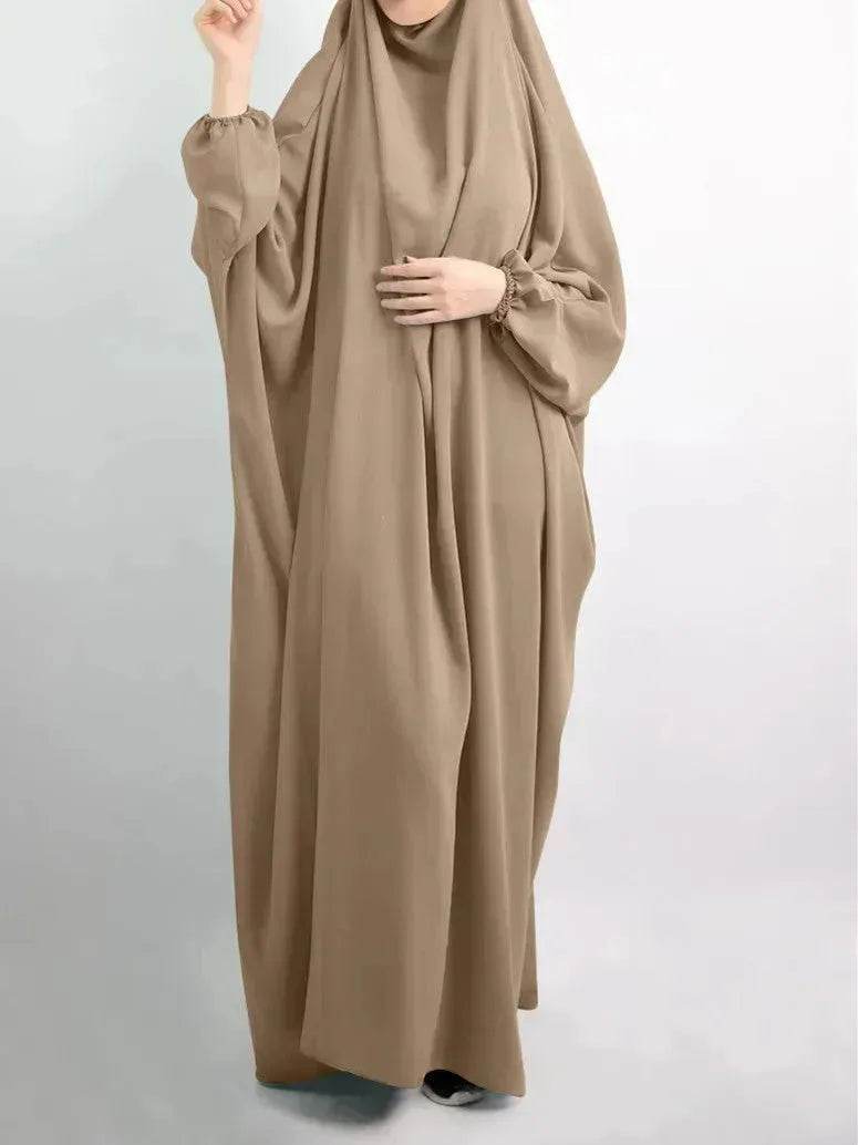Abaya Omra Djellaba Femme Abaya Kaftan Simple Vêtements Arabes pour Femmes