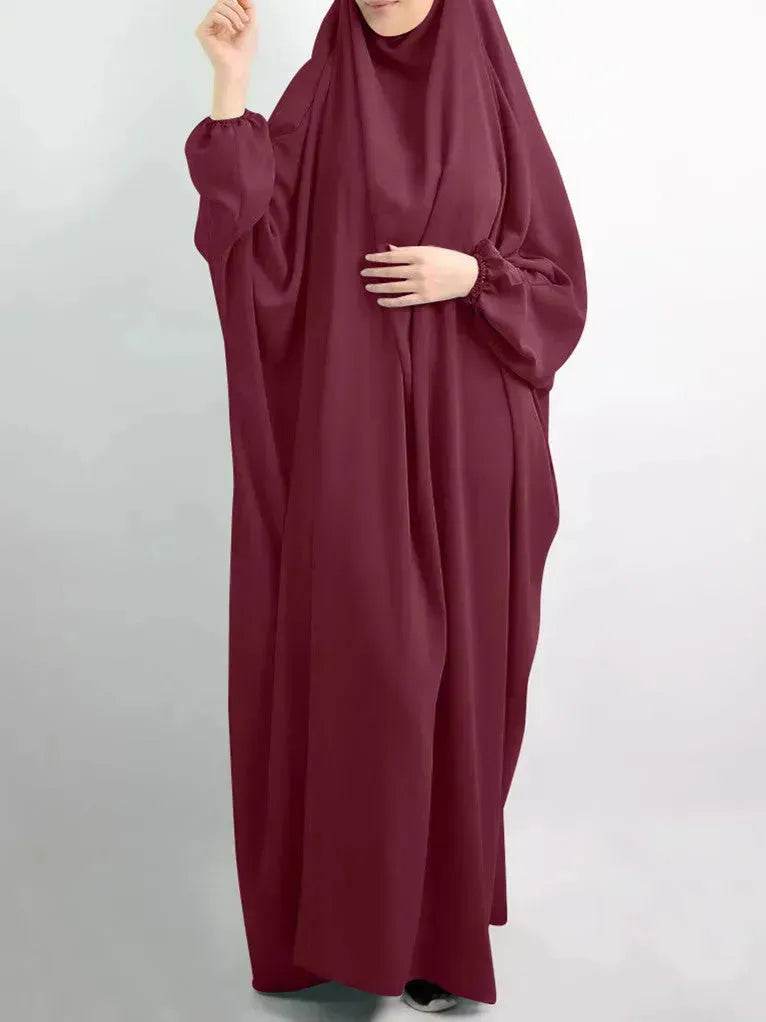 Abaya Omra Djellaba Femme Abaya Kaftan Simple Vêtements Arabes pour Femmes