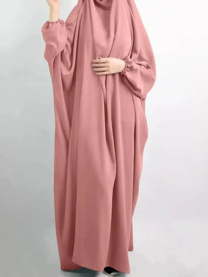 Abaya Omra Djellaba Femme Abaya Kaftan Simple Vêtements Arabes pour Femmes