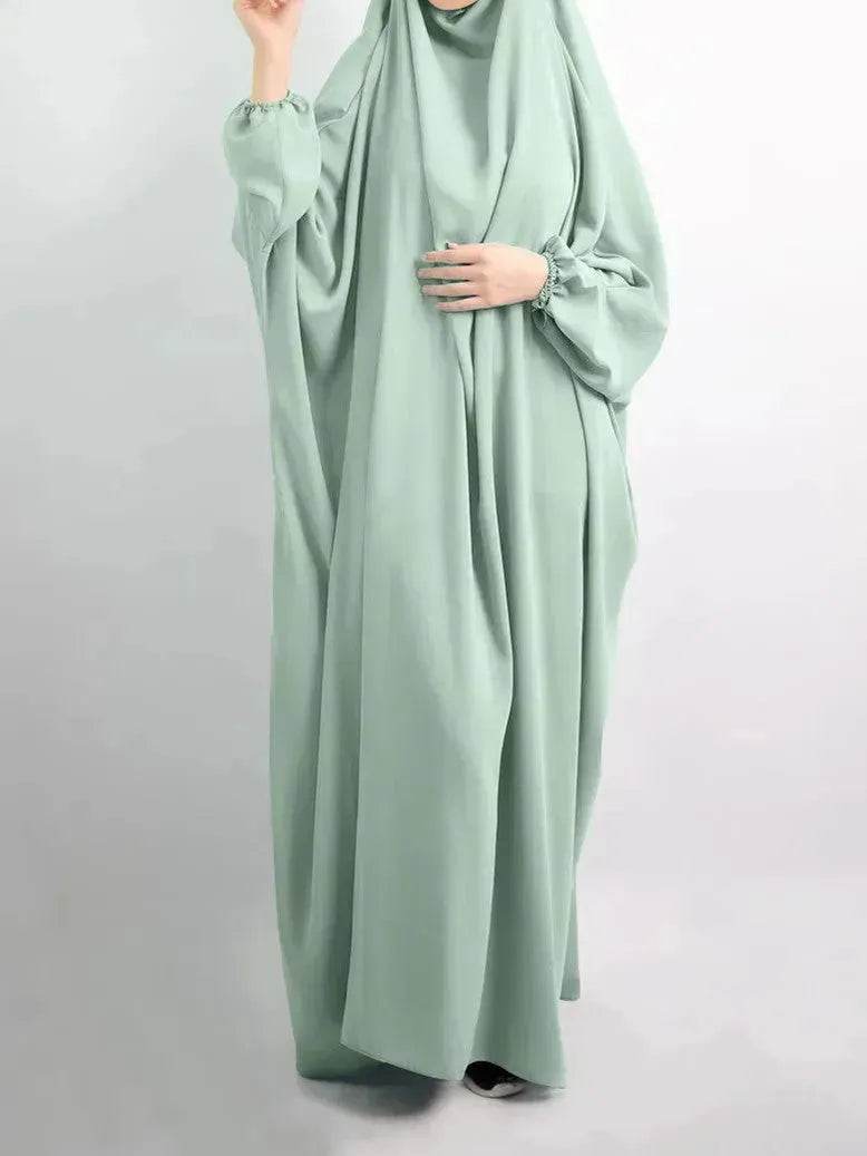 Abaya Omra Djellaba Femme Abaya Kaftan Simple Vêtements Arabes pour Femmes