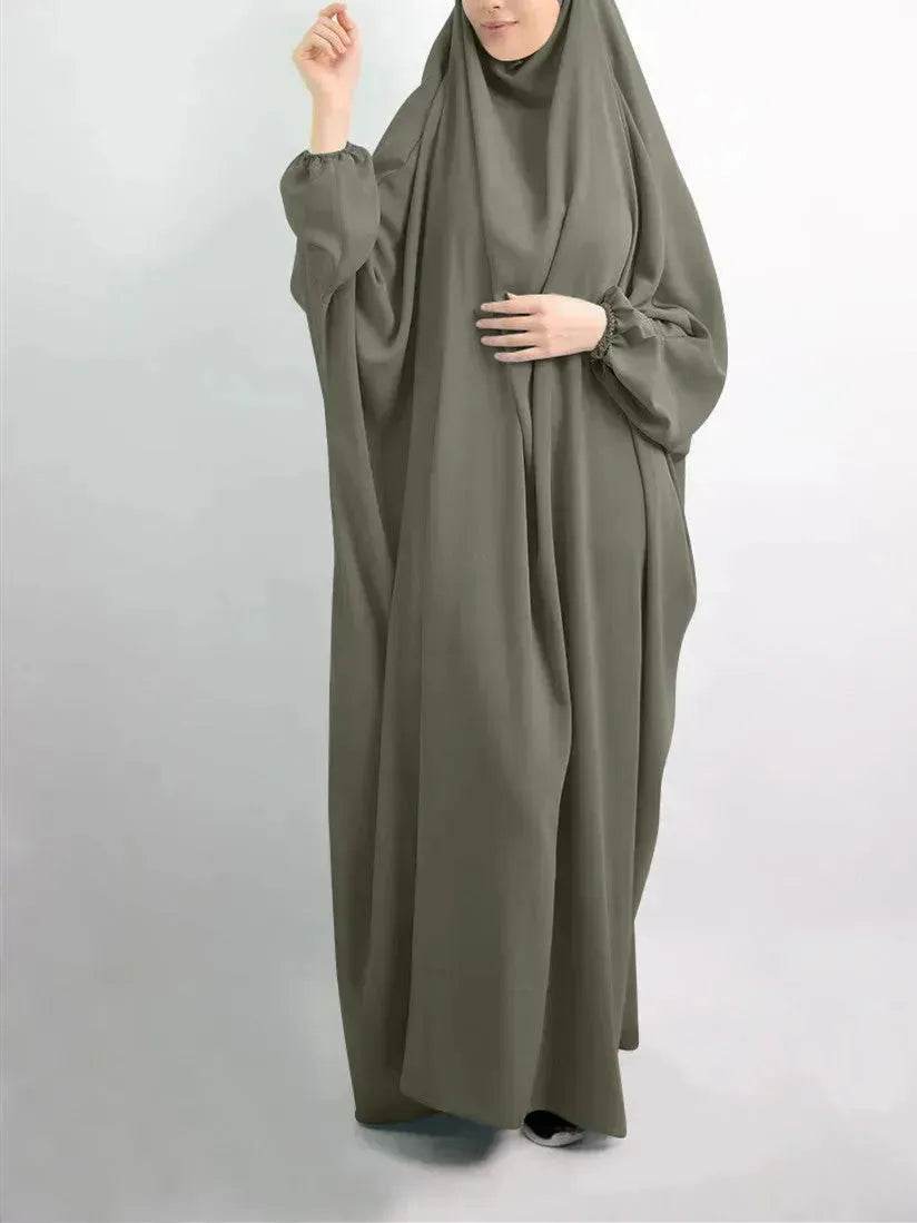Abaya Omra Djellaba Femme Abaya Kaftan Simple Vêtements Arabes pour Femmes