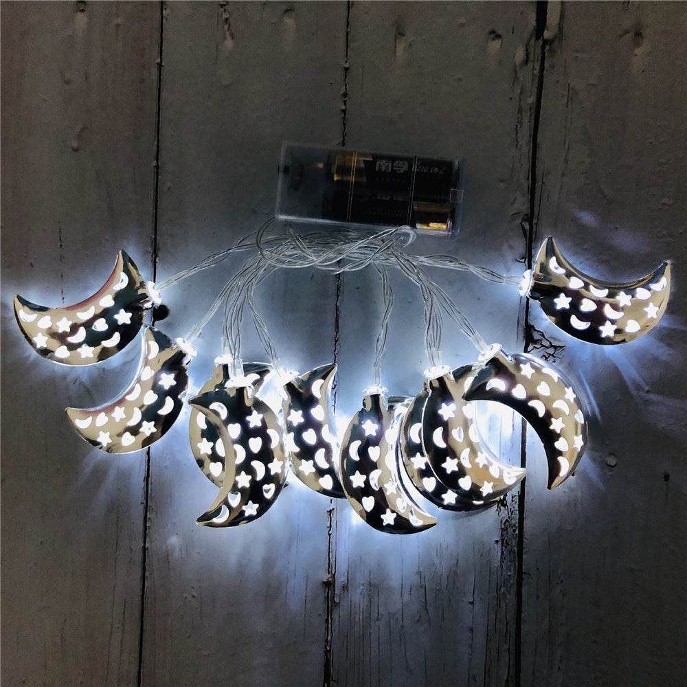 New Muslim Ramadan Iron LED Letters Eid Mubarak string Light