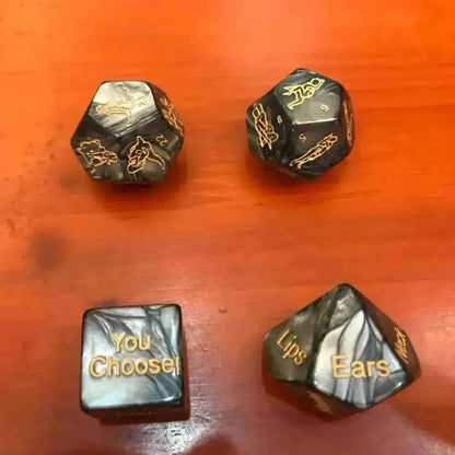 Erotic English Fun Dice Men And Women Flirting Sex Toys