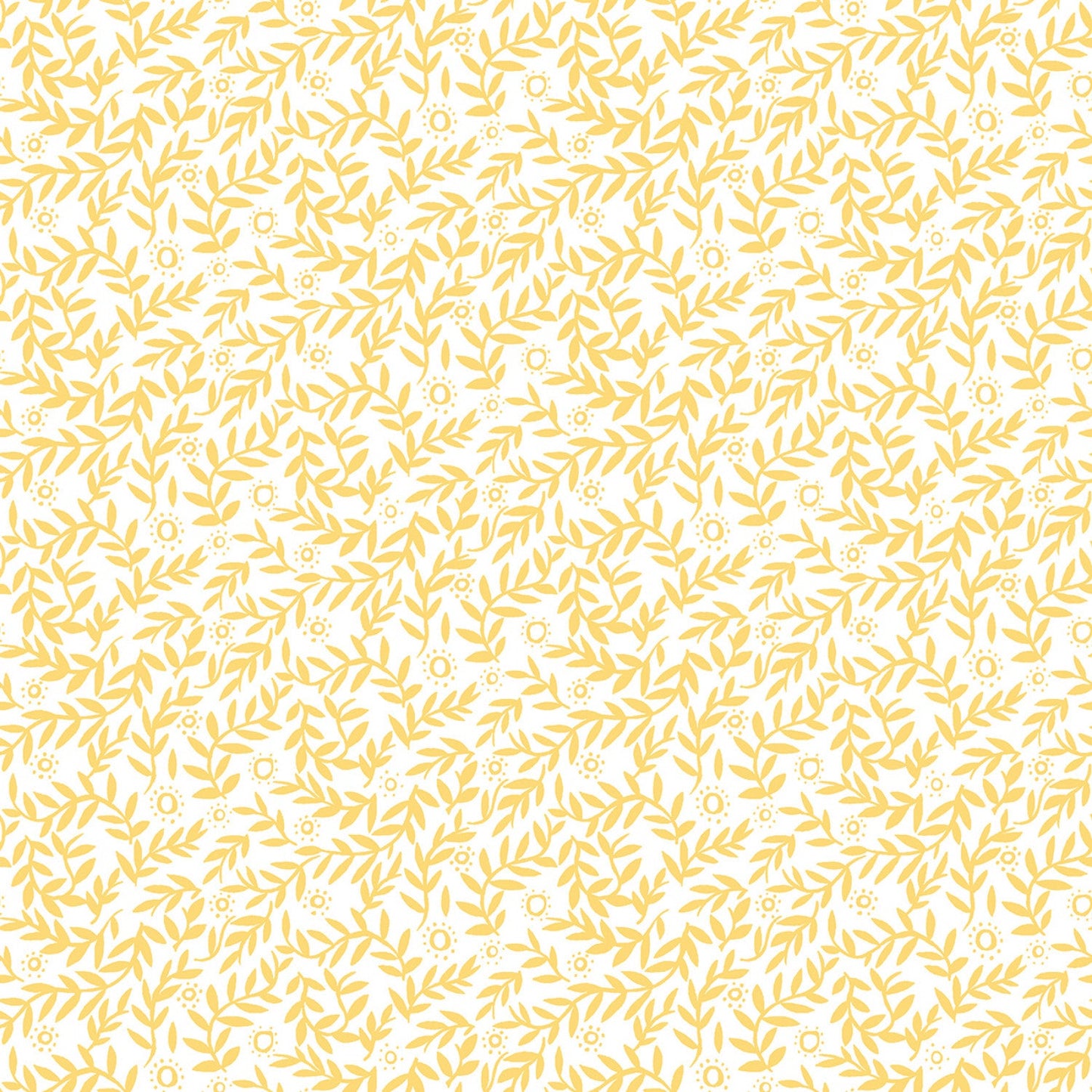 Cosmo Leaves - Yellow/White