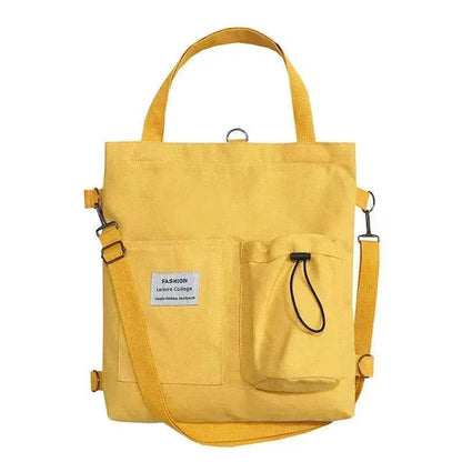 Square Canvas Totes Bag Lady With One Shoulder Slung Bag Canvas Bag for Women