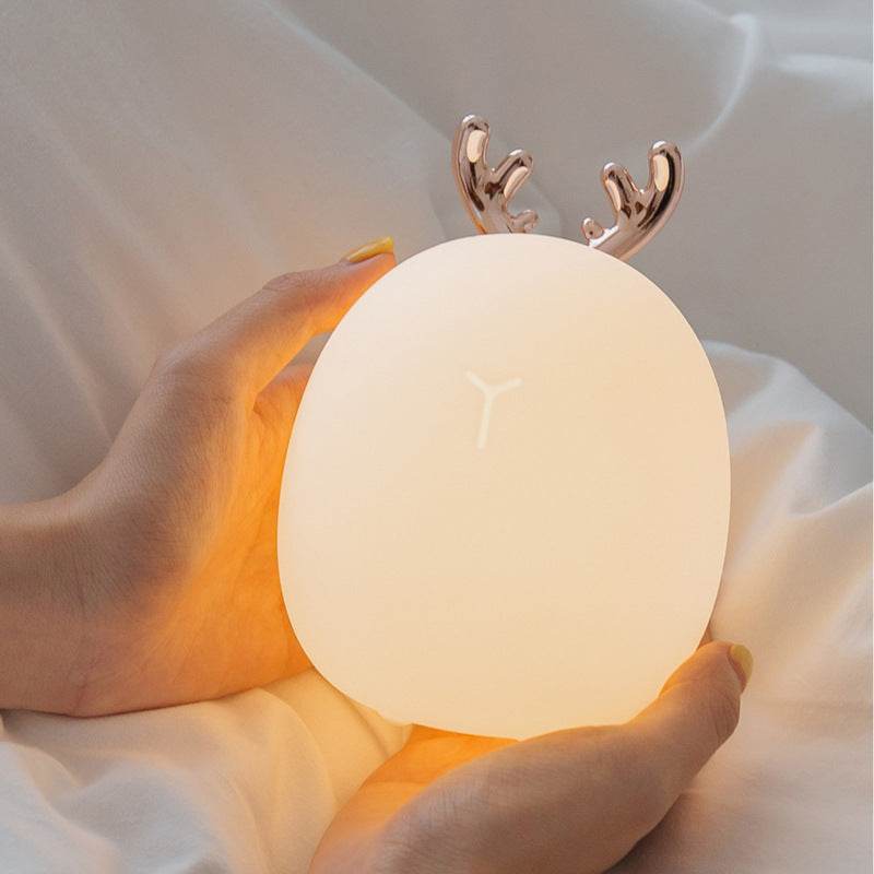 Cartoon Deer Night Light USB Charge Rabbit LED Light