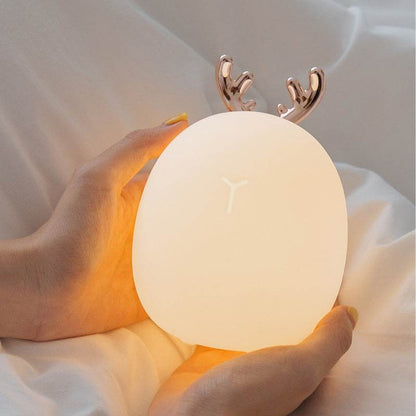 Cartoon Deer Night Light USB Charge Rabbit LED Light