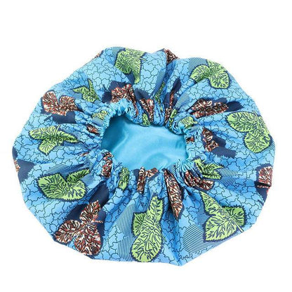 Pattern Satin Linned Bounce Hair Bonnet