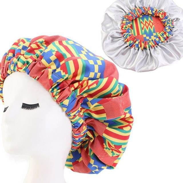 Bounce Curly Hair  Bonnet Women Night Sleep Cap