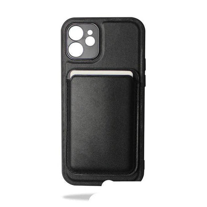 Leather Mobile Phone Case with Magnetic Card holder