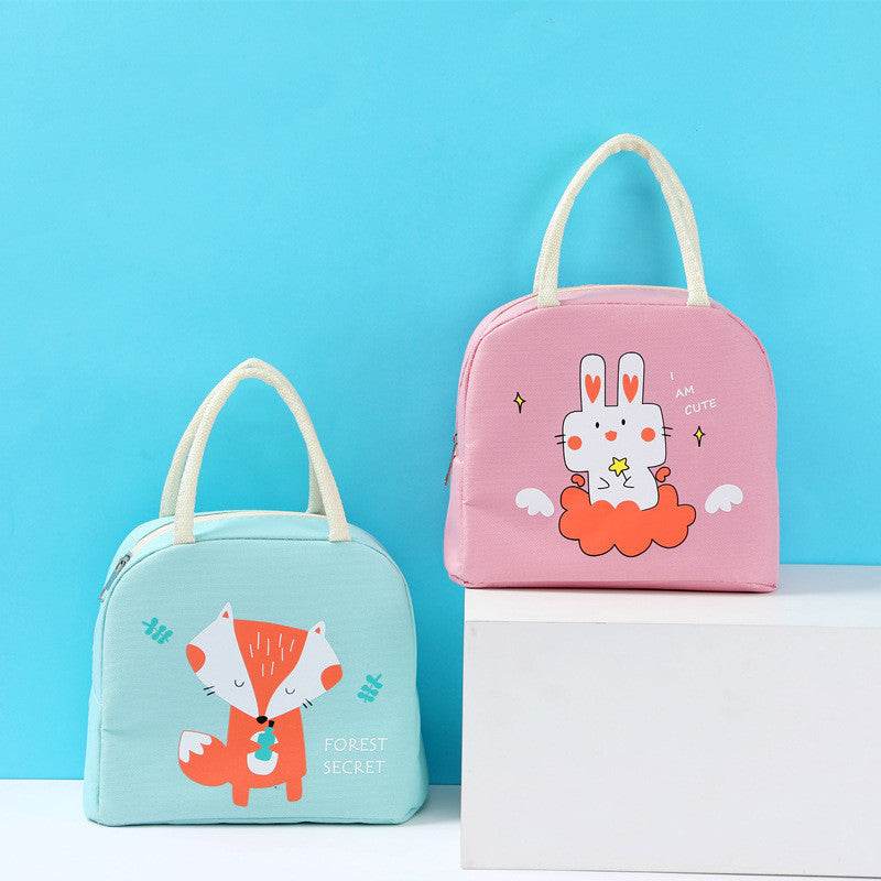 Sac à déjeuner isotherme en toile Oxford avec motif de dessin animé pour filles