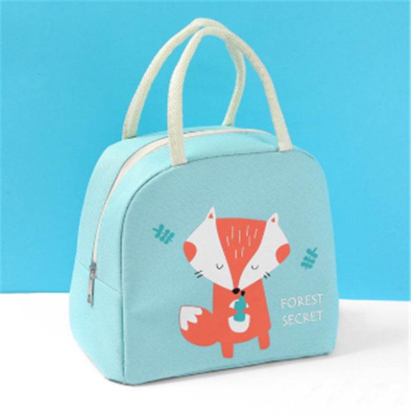 Sac à déjeuner isotherme en toile Oxford avec motif de dessin animé pour filles