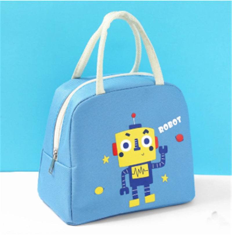 Sac à déjeuner isotherme en toile Oxford avec motif de dessin animé pour filles