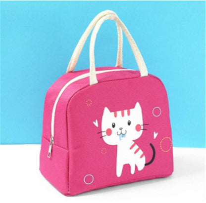 Sac à déjeuner isotherme en toile Oxford avec motif de dessin animé pour filles