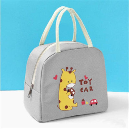 Sac à déjeuner isotherme en toile Oxford avec motif de dessin animé pour filles