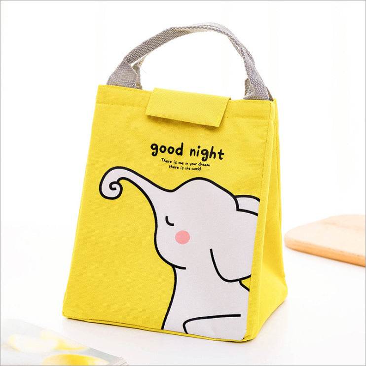 Kids Cartoon Canvas Lunch Bag