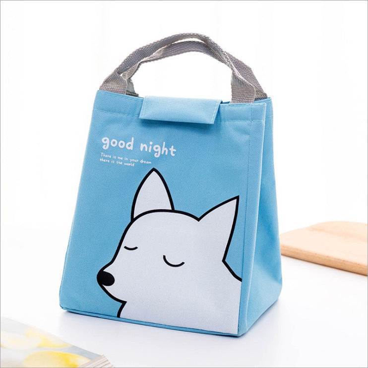 Kids Cartoon Canvas Lunch Bag