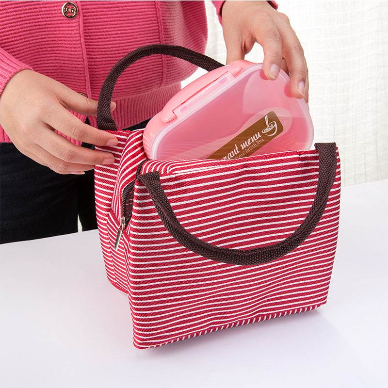 Thermal Insulated Strip Work Lunch Bag