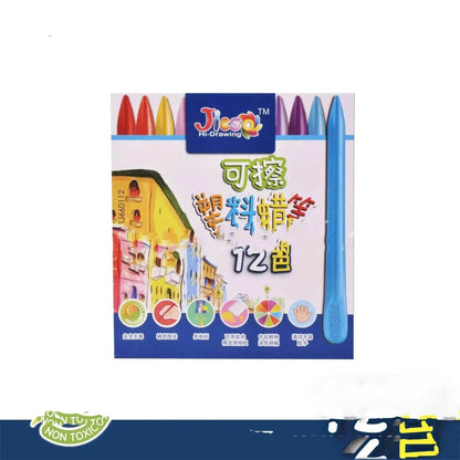 Children Not Dirty Hands Plastic Crayon Painting Kindergarten Educational Learning Oil Pastel Crayons