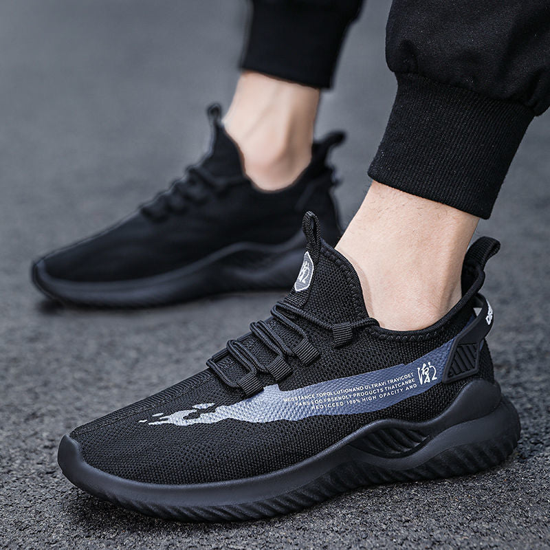 Men's Korean-Style Casual Mesh Sneakers