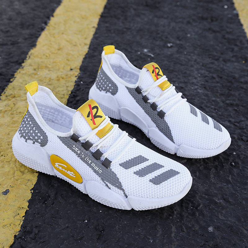 Men's Korean-Style Casual Mesh Sneakers