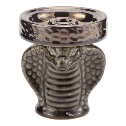 Creative Cobra Shaped Hookah Accessories Individually Packaged Ceramic Pot