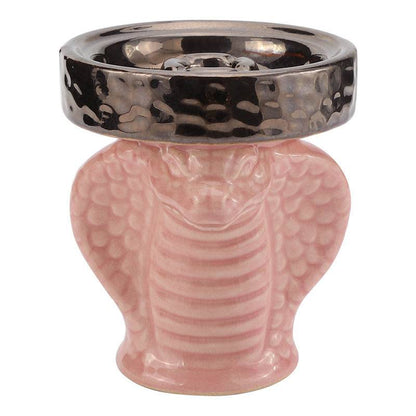 Creative Cobra Shaped Hookah Accessories Individually Packaged Ceramic Pot