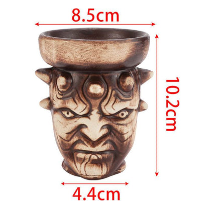 Hookah Accessories Ceramic Pot Single Hole Hookah Ceramic Smoke Bowl